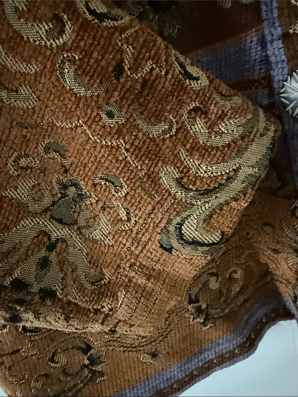 Vintage Sag Harbor Women's Tapestry Floral Jacket Sz 12 - Picture 7 of 8